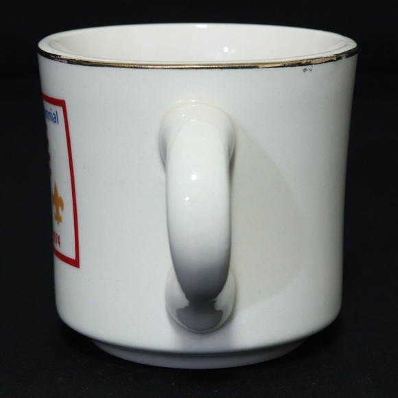 Boy Scouts VTG BSA Ceramic Mug America's Bicentennial Scout Expo 1974 Cup RARE - Picture 4 of 6